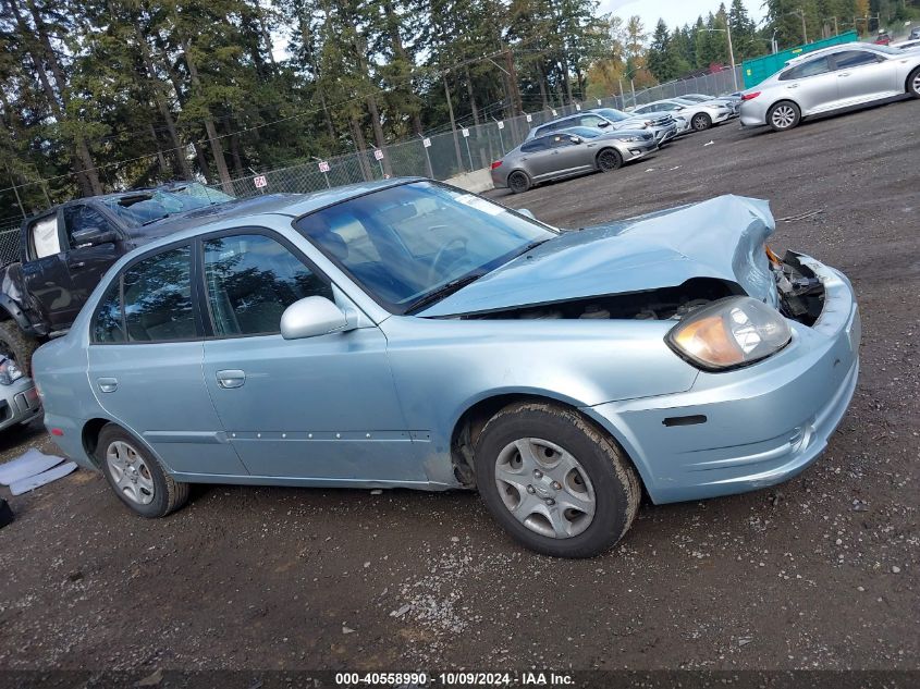 KMHCF35G65U613996 2005 Hyundai Accent L