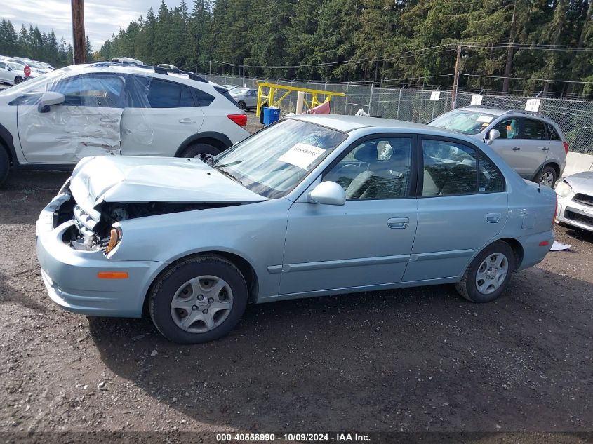 KMHCF35G65U613996 2005 Hyundai Accent L