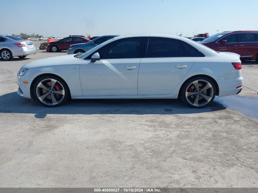 2018 Audi S4 3.0T Premium Plus VIN: WAUB4AF43JA172500 Lot: 40559027