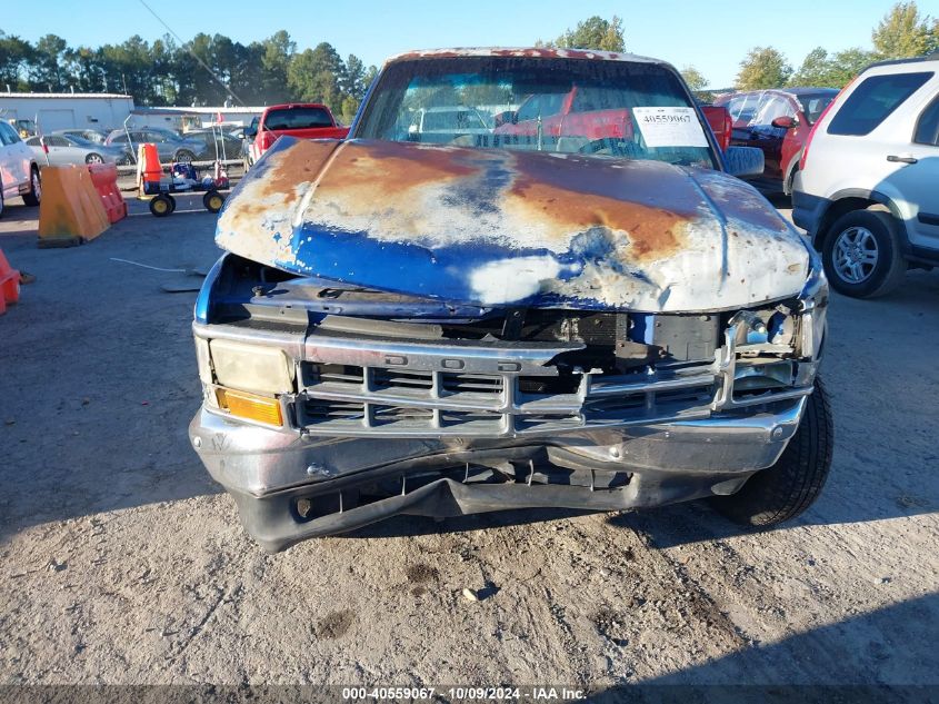 1996 Dodge Dakota VIN: 1B7FL26X7TS559992 Lot: 40559067