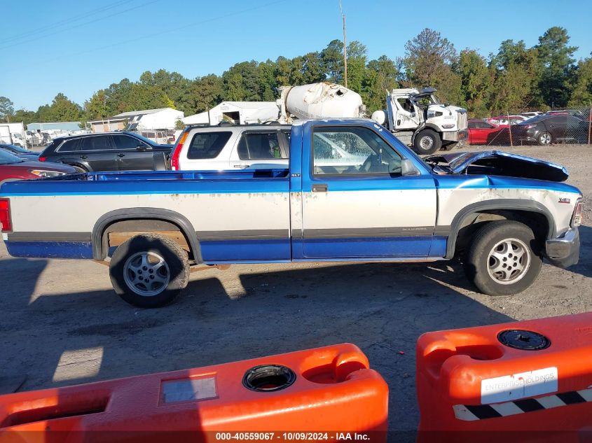 1996 Dodge Dakota VIN: 1B7FL26X7TS559992 Lot: 40559067