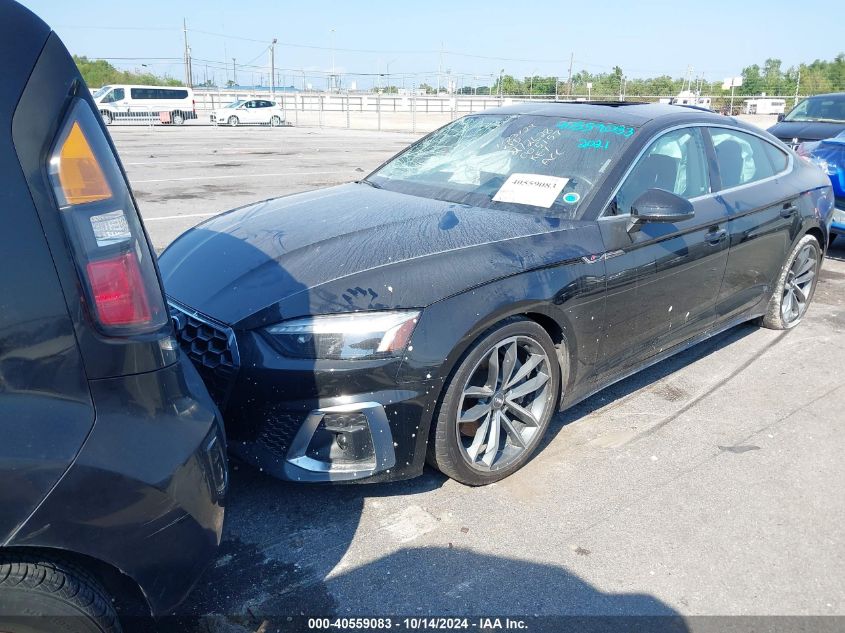 2021 Audi A5 Sportback Premium Plus 45 Tfsi Quattro S Tronic VIN: WAUFACF50MA005157 Lot: 40559083