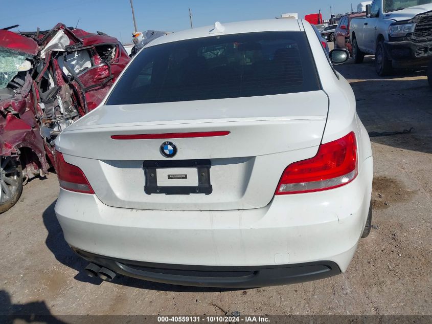 2012 BMW 135I VIN: WBAUC9C55CVM11838 Lot: 40559131