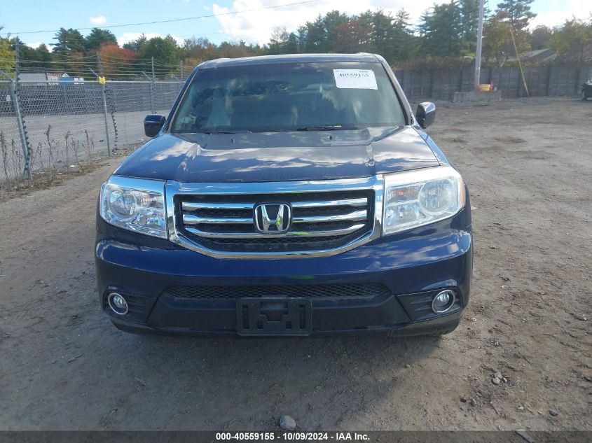 2013 Honda Pilot Ex-L VIN: 5FNYF4H56DB045783 Lot: 40559155