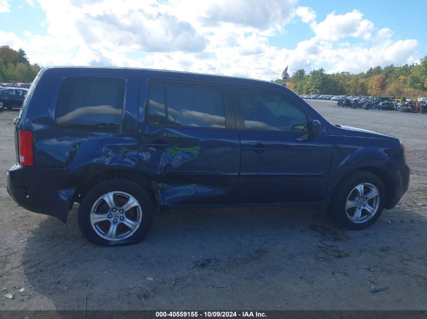 2013 Honda Pilot Ex-L VIN: 5FNYF4H56DB045783 Lot: 40559155