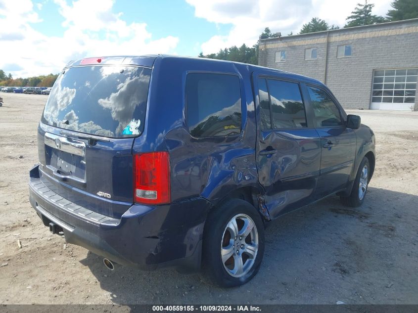 2013 Honda Pilot Ex-L VIN: 5FNYF4H56DB045783 Lot: 40559155