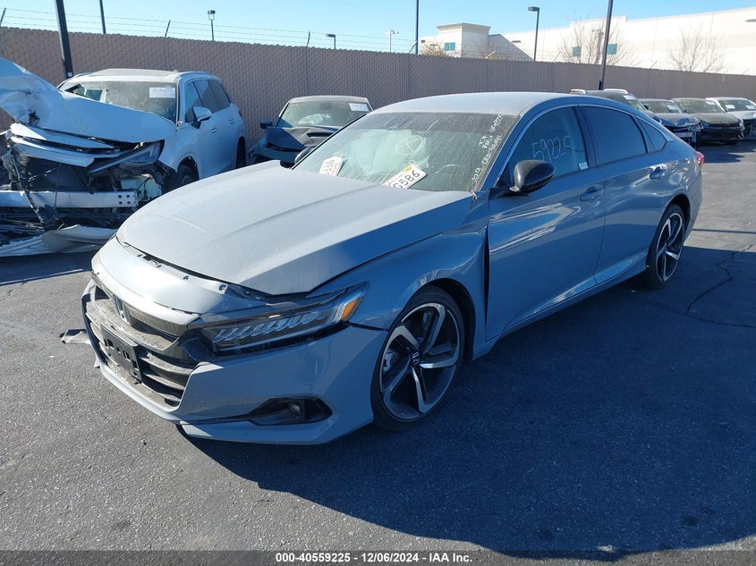 VIN 1HGCV1F42NA119802 2022 HONDA ACCORD SPORT SPECIAL EDITION