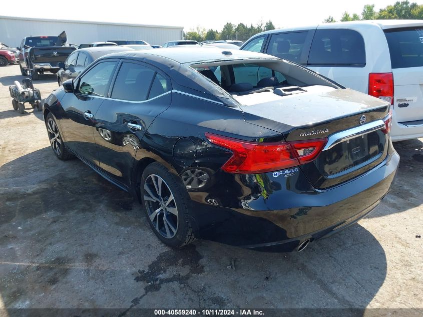 1N4AA6AP8HC423327 2017 Nissan Maxima 3.5S/Sv/Sl/Sr/Plat