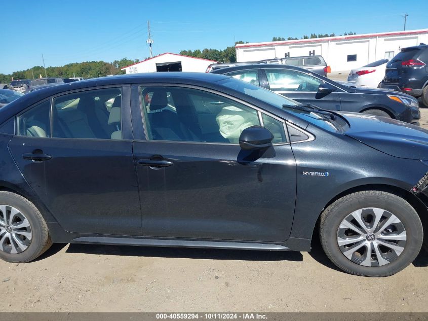 JTDEAMDE4MJ006464 2021 Toyota Corolla Hybrid Le