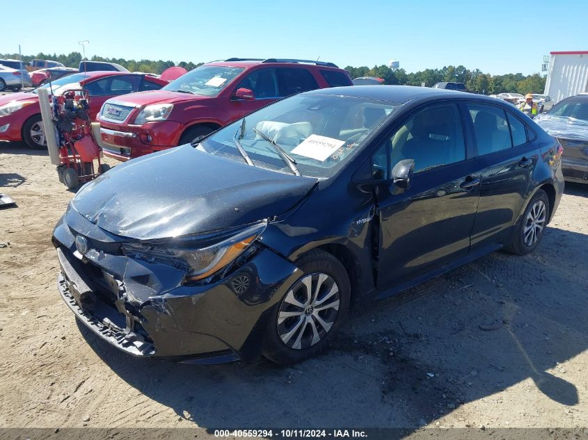 JTDEAMDE4MJ006464 2021 Toyota Corolla Hybrid Le