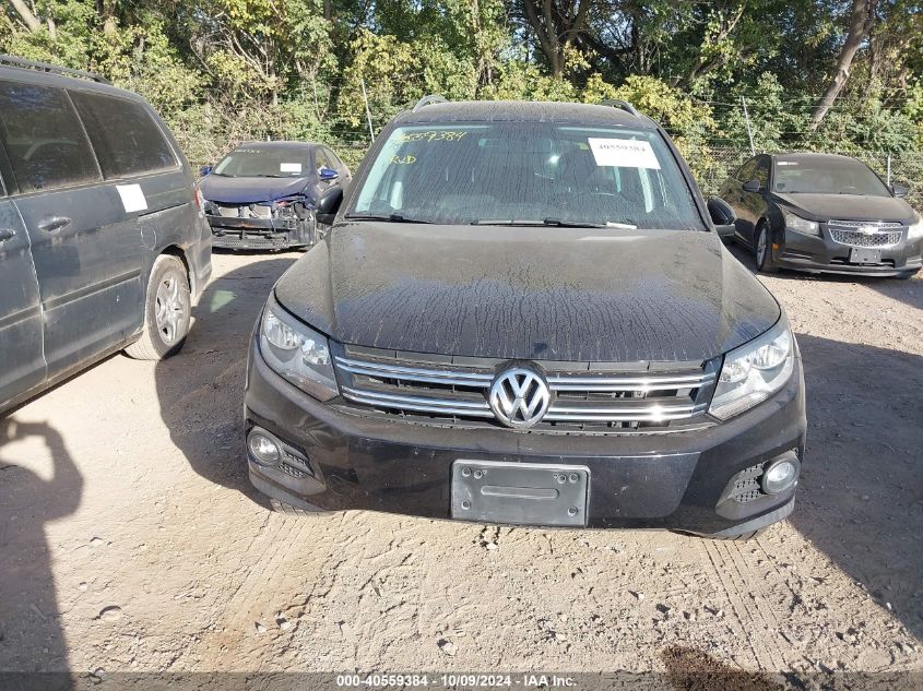 2012 Volkswagen Tiguan Se VIN: WVGBV7AXXCW552830 Lot: 40559384