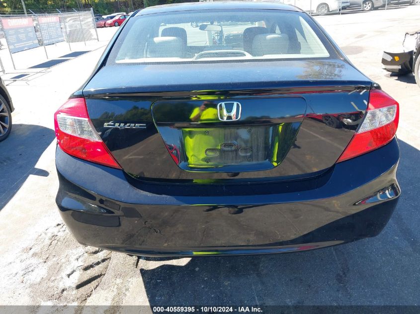 2012 Honda Civic Lx VIN: 2HGFB2F51CH566740 Lot: 40559395