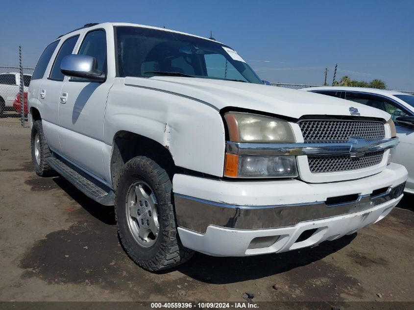 2004 Chevrolet Tahoe Ls VIN: 1GNEC13T44R321833 Lot: 40559396