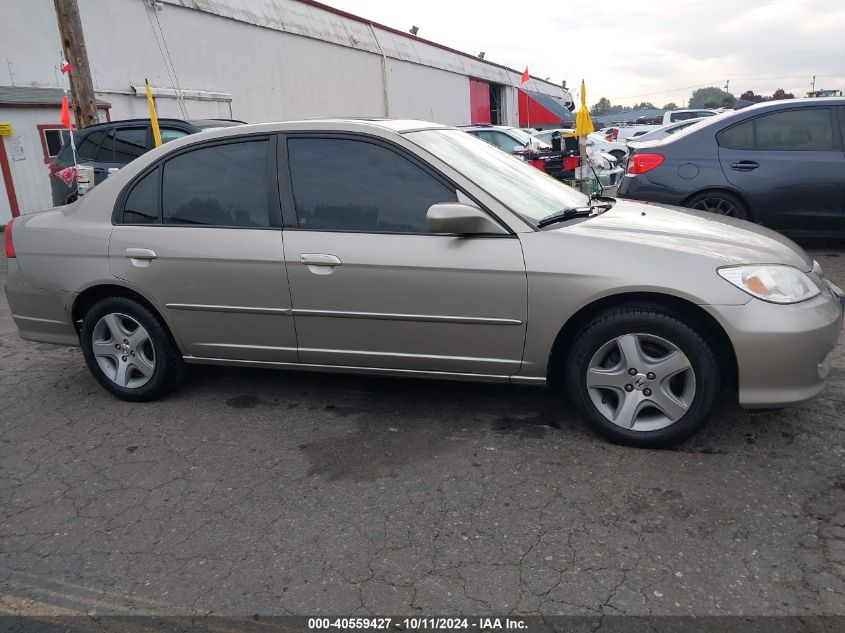 2HGES26785H527529 2005 Honda Civic Ex