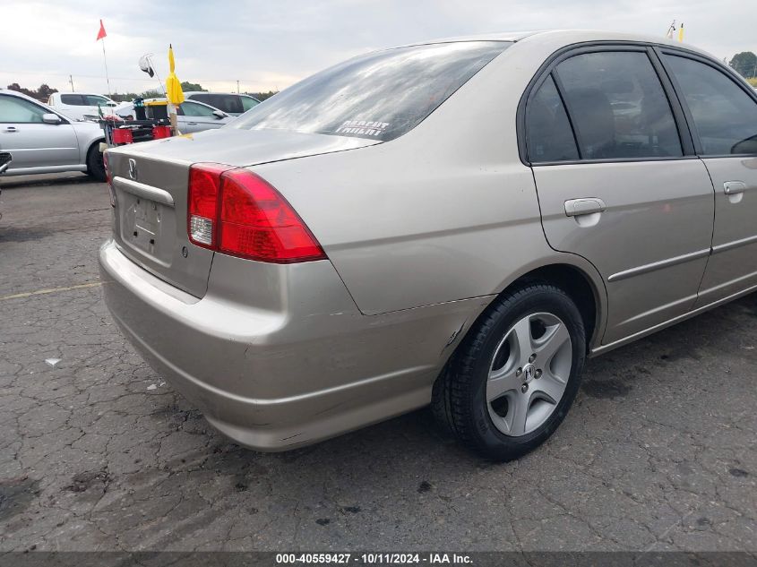 2HGES26785H527529 2005 Honda Civic Ex