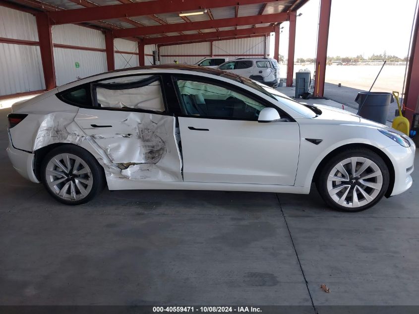 2023 Tesla Model 3 Long Range Dual Motor All-Wheel Drive VIN: 5YJ3E1EBXPF714860 Lot: 40559471