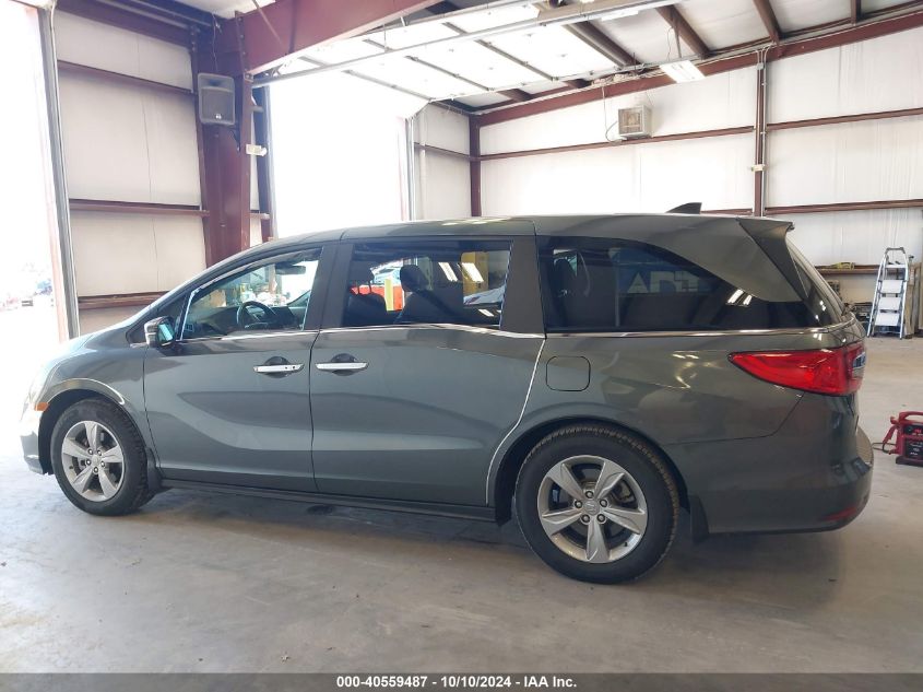 2018 Honda Odyssey Ex-L VIN: 5FNRL6H76JB102652 Lot: 40559487