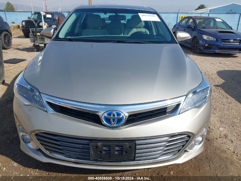 2013 Toyota Avalon Hybrid Xle Touring VIN: 4T1BD1EB9DU007908 Lot: 40559509