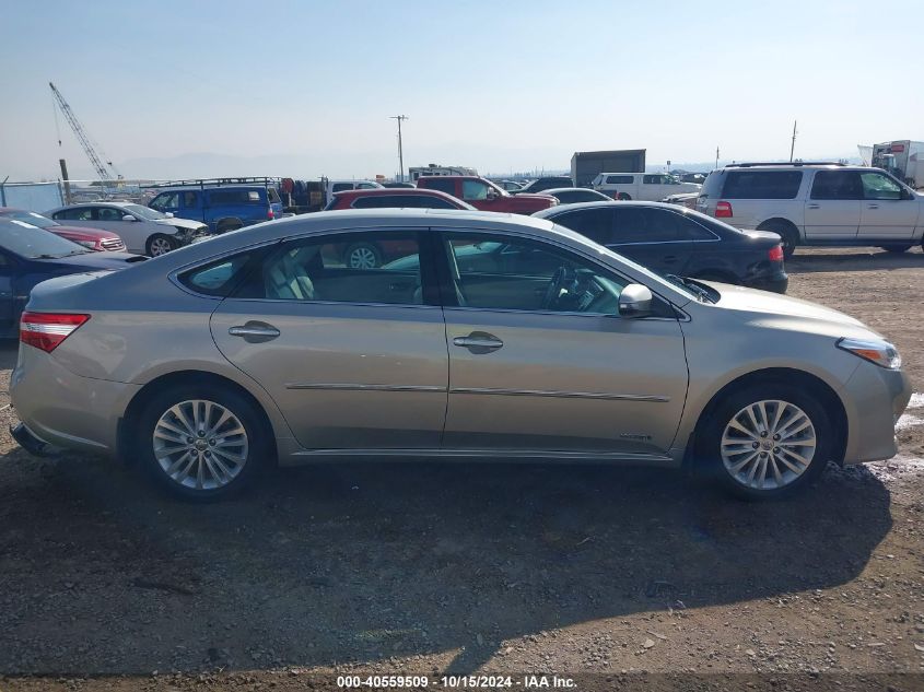 2013 Toyota Avalon Hybrid Xle Touring VIN: 4T1BD1EB9DU007908 Lot: 40559509