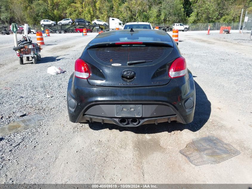 2016 Hyundai Veloster Turbo VIN: KMHTC6AE9GU287287 Lot: 40559519