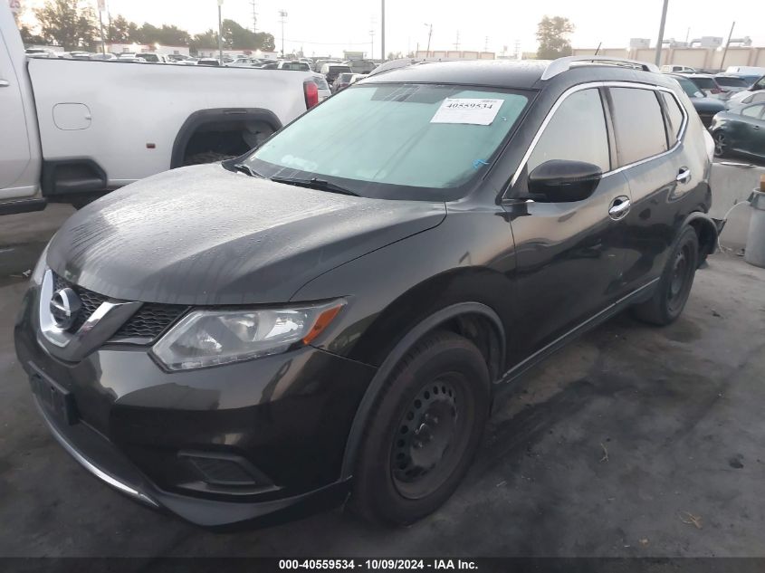 KNMAT2MT7GP691590 2016 NISSAN ROGUE - Image 2