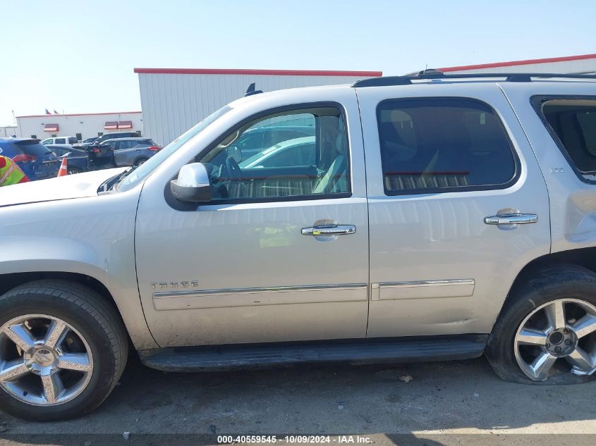 2013 Chevrolet Tahoe C1500 Ltz VIN: 1GNSCCE03DR367445 Lot: 40559545