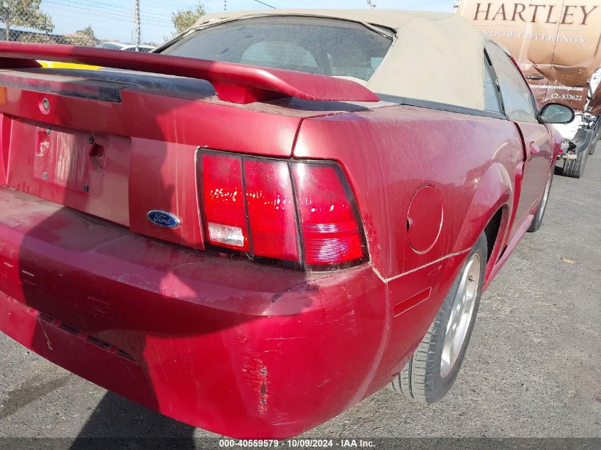 2001 Ford Mustang VIN: 1FAFP44481F122698 Lot: 40559579