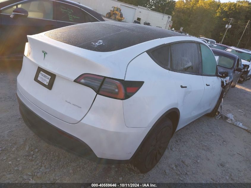 VIN 7SAYGDEE3RA317909 2024 Tesla Model Y, Long Rang... no.4