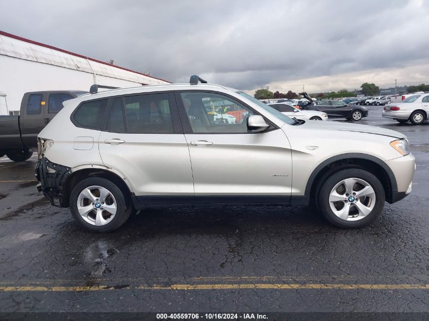 2012 BMW X3 xDrive28I VIN: 5UXWX5C56CL723833 Lot: 40559706