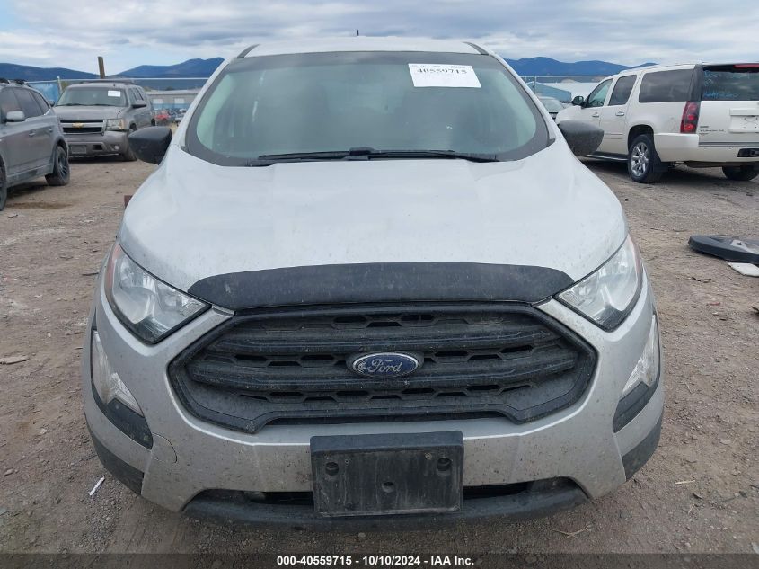 2020 Ford Ecosport S VIN: MAJ6S3FLXLC383249 Lot: 40559715