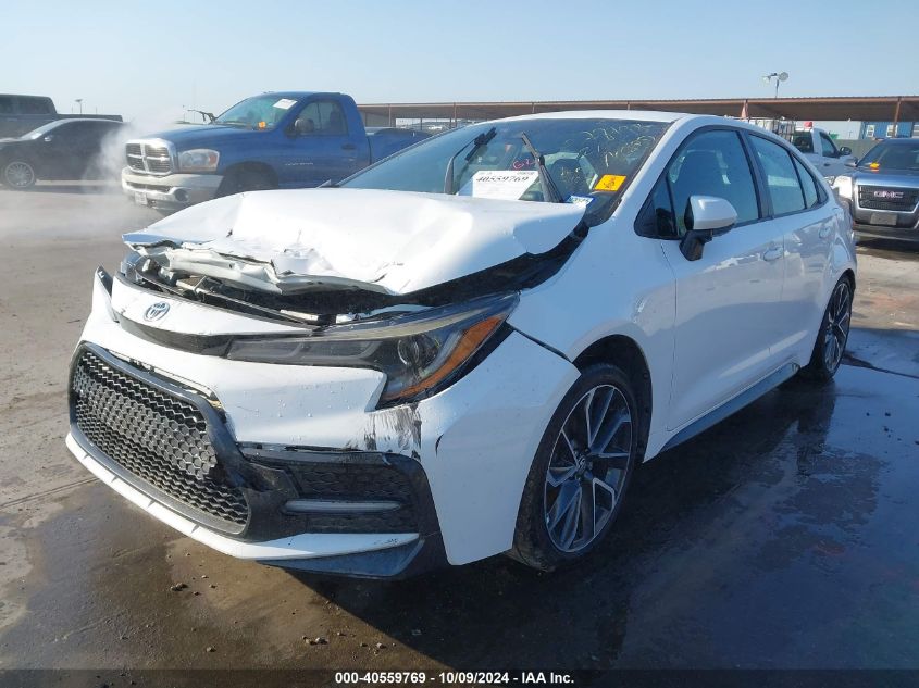 VIN 5YFS4RCEXLP047281 2020 TOYOTA COROLLA SE