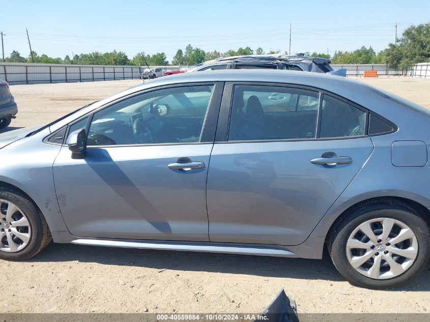 2021 Toyota Corolla Le VIN: 5YFEPMAE3MP237161 Lot: 40559884