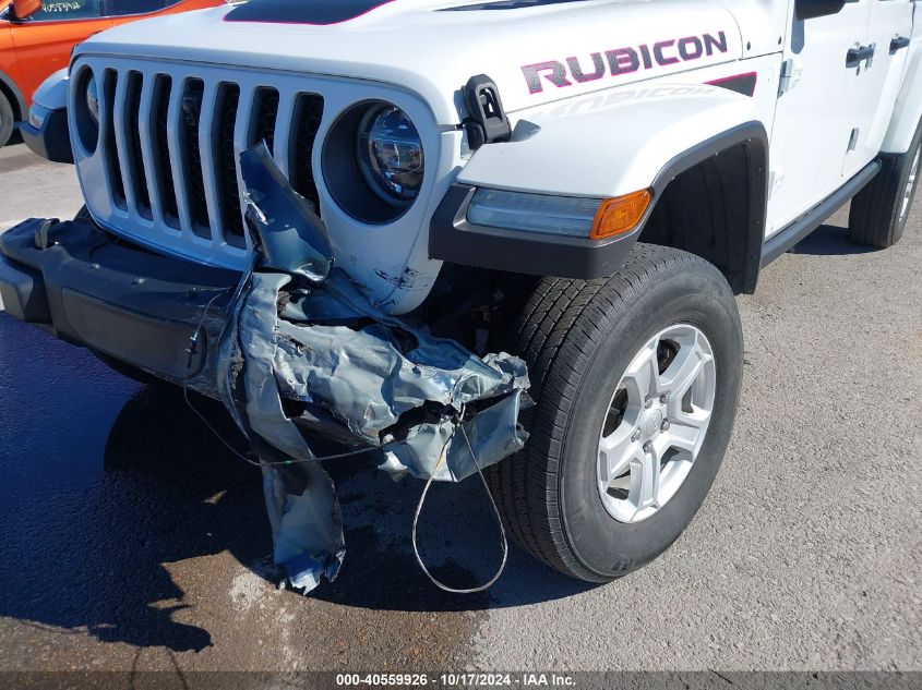 2022 Jeep Gladiator Rubicon 4X4 VIN: 1C6JJTBM2NL137487 Lot: 40559926