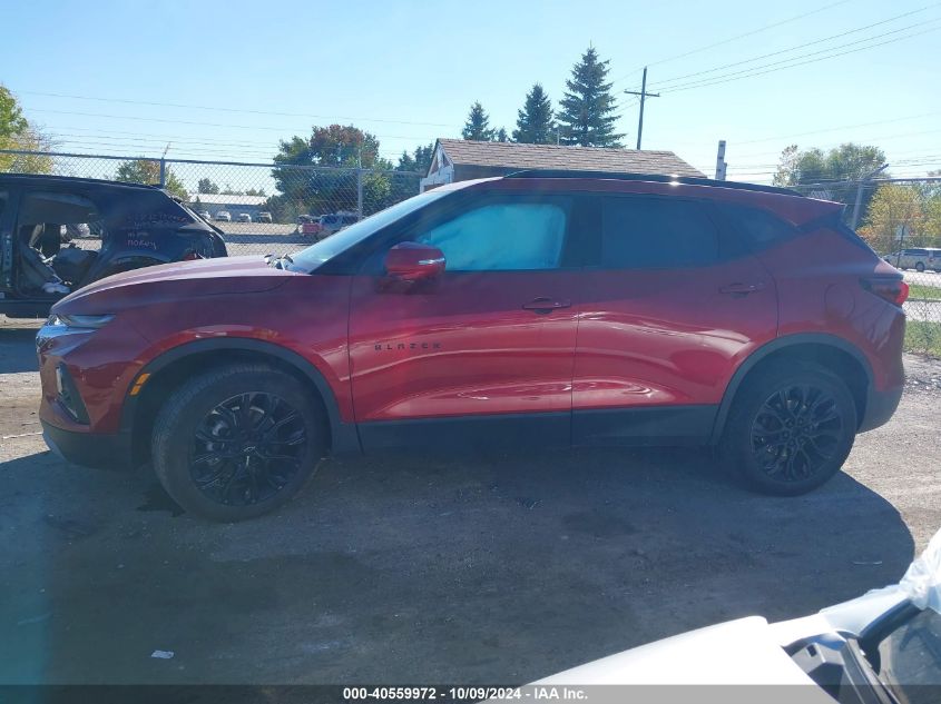 2022 Chevrolet Blazer 2Lt VIN: 3GNKBCR49NS137200 Lot: 40559972