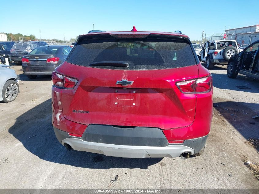 2022 Chevrolet Blazer 2Lt VIN: 3GNKBCR49NS137200 Lot: 40559972