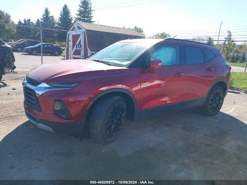 2022 Chevrolet Blazer 2Lt VIN: 3GNKBCR49NS137200 Lot: 40559972