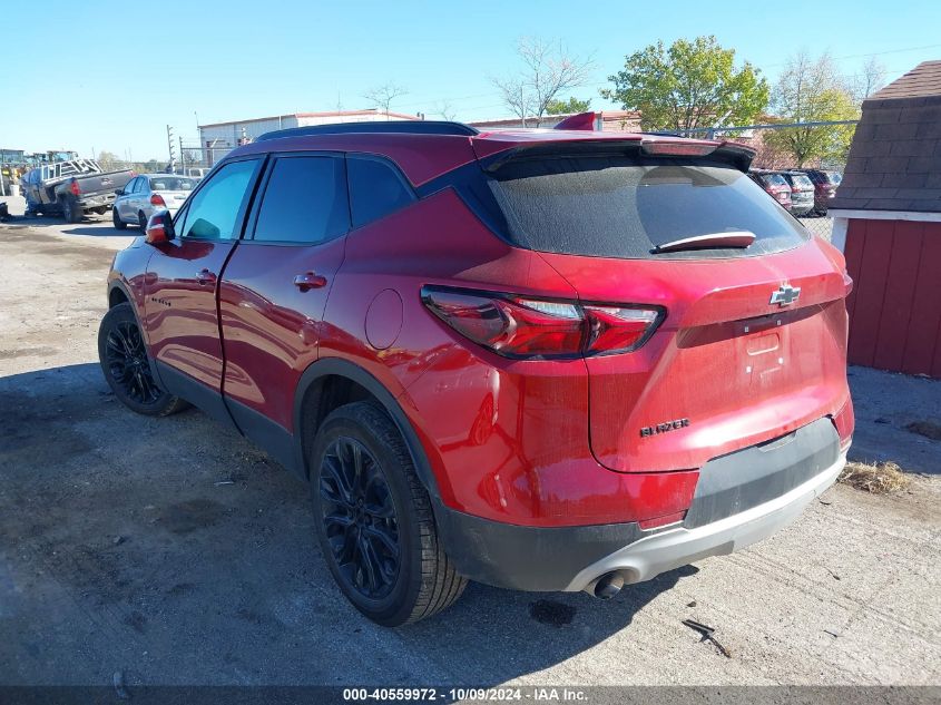 2022 Chevrolet Blazer 2Lt VIN: 3GNKBCR49NS137200 Lot: 40559972