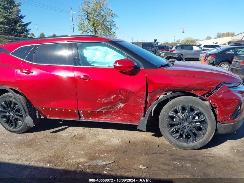 2022 Chevrolet Blazer 2Lt VIN: 3GNKBCR49NS137200 Lot: 40559972