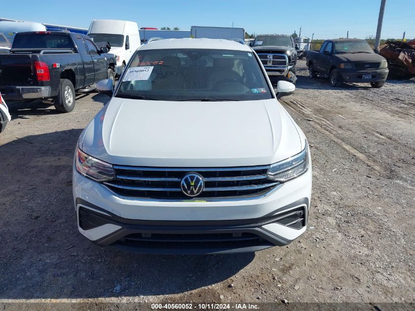 2022 Volkswagen Tiguan Se VIN: 3VV2B7AX9NM076880 Lot: 40560052