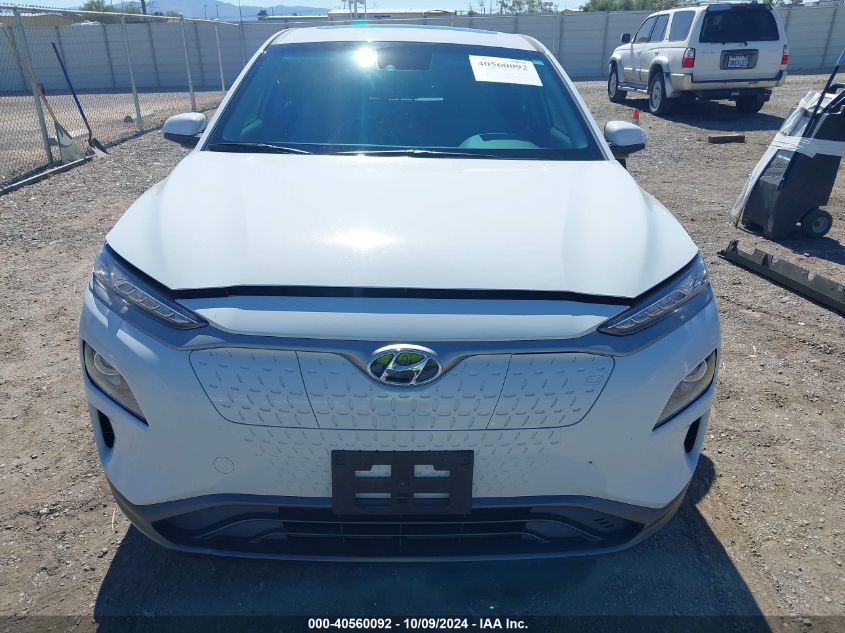 2021 Hyundai Kona Electric Limited VIN: KM8K33AG2MU100544 Lot: 40560092