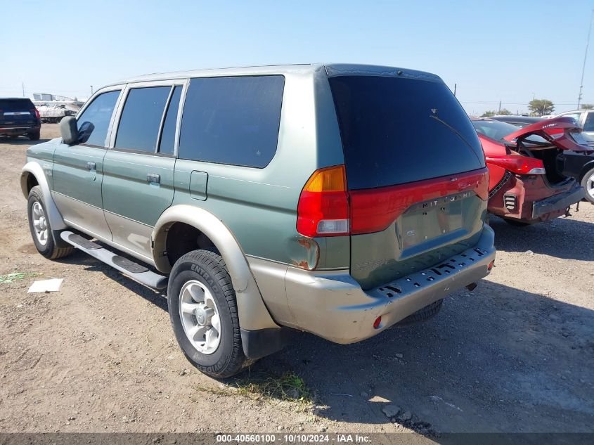 1999 Mitsubishi Montero Sport Ls/Xls VIN: JA4LS31H7XP034672 Lot: 40560100