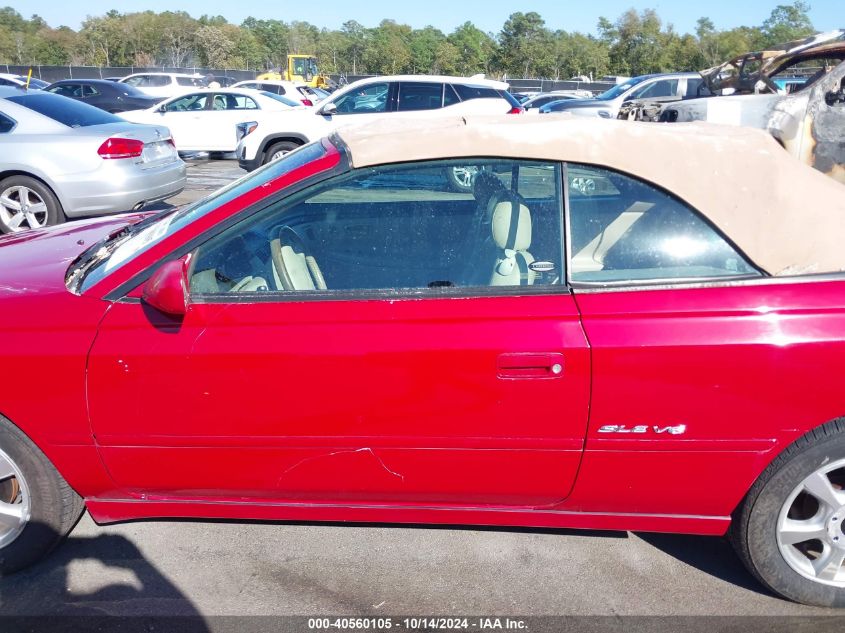 2001 Toyota Camry Solara Sle V6 VIN: 2T1FF22P41C832379 Lot: 40560105