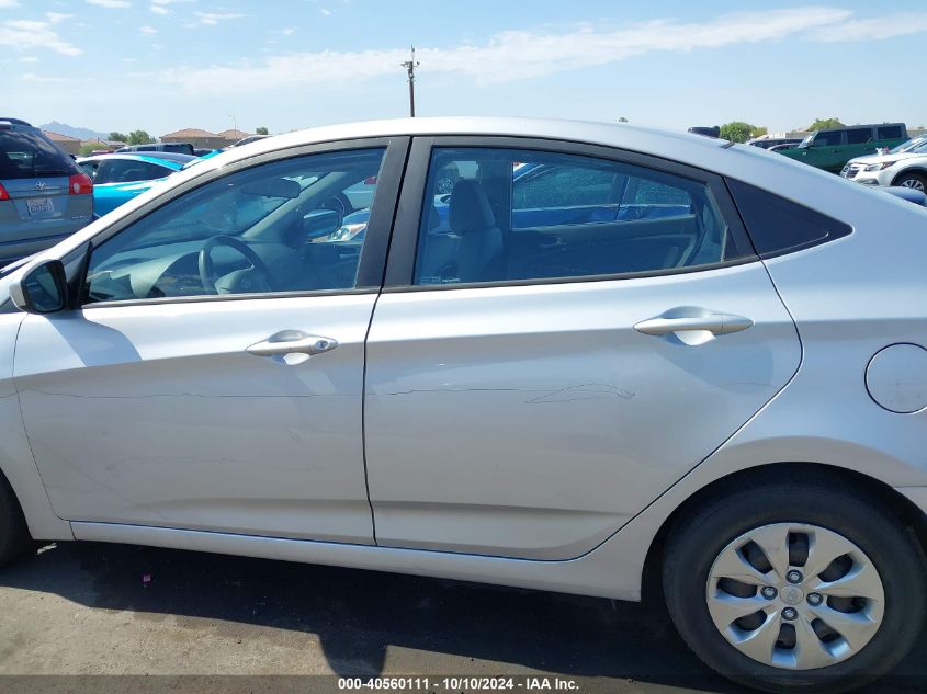 2017 Hyundai Accent Se VIN: KMHCT4AE6HU222483 Lot: 40560111