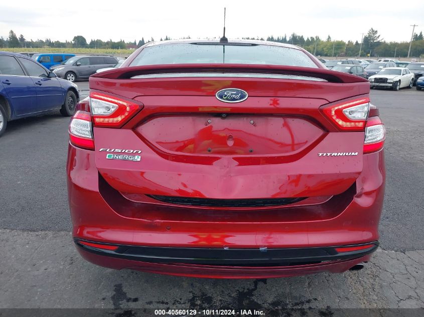 3FA6P0SU6ER343804 2014 Ford Fusion Energi Titanium