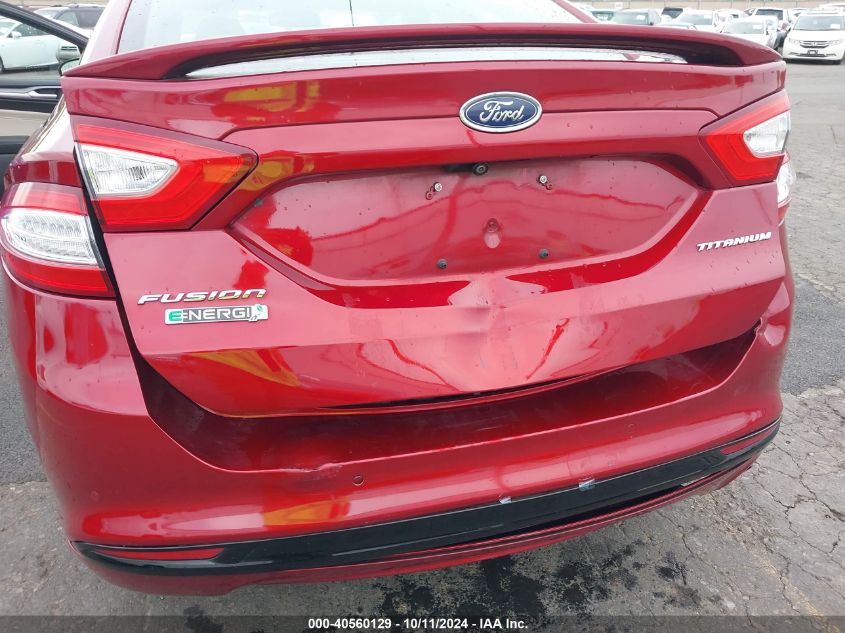 3FA6P0SU6ER343804 2014 Ford Fusion Energi Titanium