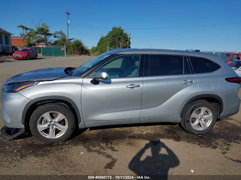 2022 Toyota Highlander Le VIN: 5TDZZRAH7NS112031 Lot: 40560172