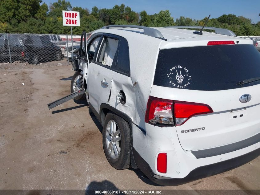 5XYKT3A68EG442868 2014 Kia Sorento Lx