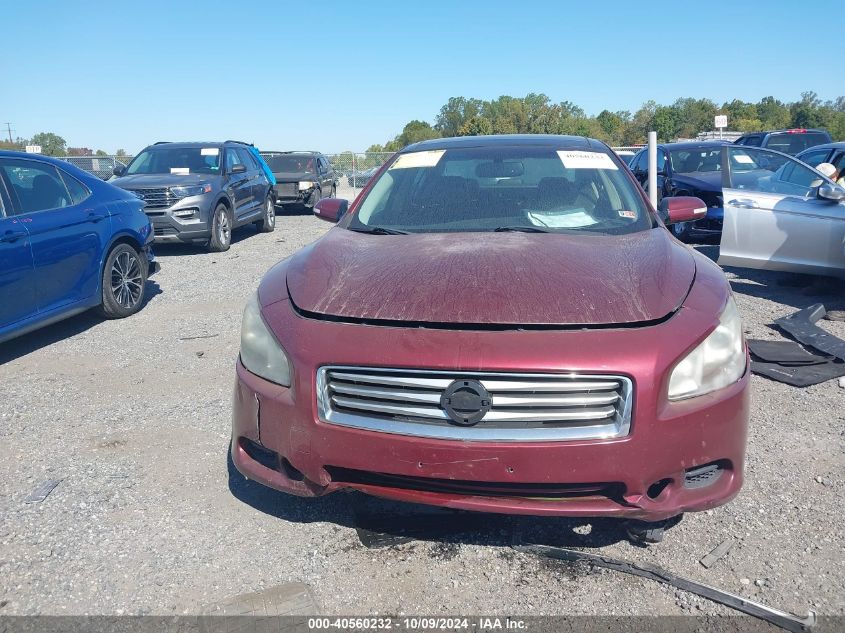 2012 Nissan Maxima S/Sv VIN: 1N4AA5AP6CC834938 Lot: 40560232