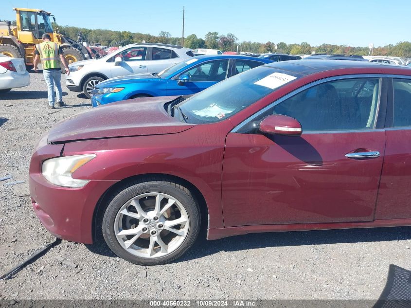 2012 Nissan Maxima S/Sv VIN: 1N4AA5AP6CC834938 Lot: 40560232