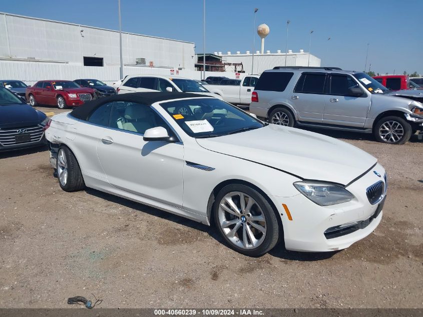 2013 BMW 640I - WBALW7C51DDX58355